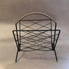 Iron and Brass Magazine Rack