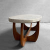 Midcentury Terrazzo Walnut Oblong Coffee Table By Harvey Probber