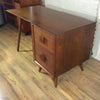 Walnut Single Pedestal Desk