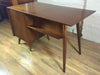 Walnut Single Pedestal Desk