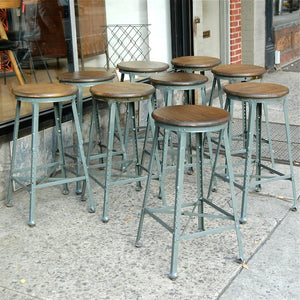 Angle Iron Stools