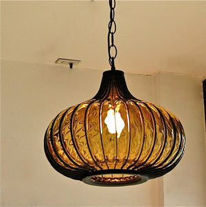 Blown Glass Pendant Light