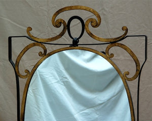 Regency Gilded Iron Mirror