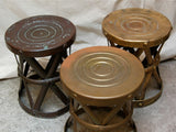 Brass Drum Stools