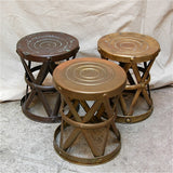 Brass Drum Stools