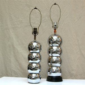 Chrome Bubble Lamps