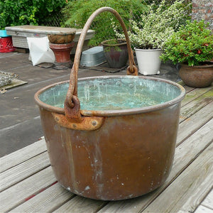 Large Copper Cauldron