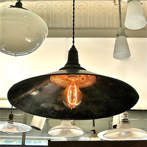 Gunmetal Cone Pendant Light