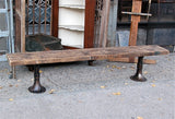 Rustic Industrial Bench