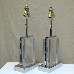 Lucite Table Lamps