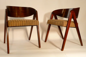 Walnut Compass Chairs