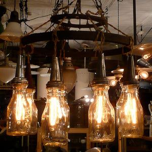 Oil Jar Chandelier