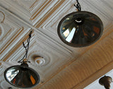 Mirrored Factory Pendant Lights