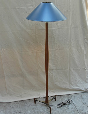 Walnut Floor Lamp