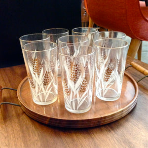 Gilded Wheat Glasses